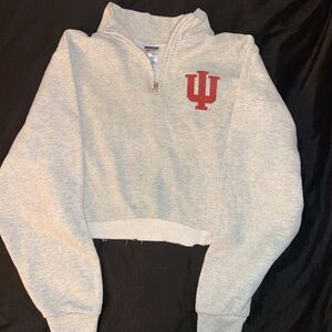 IU crop sweatshirt